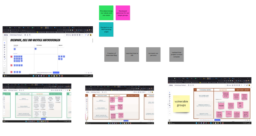 First designs and brainstorming of humAIn code, formerly f[AI]r, built as part of the UNLOCK Accelerator 2022