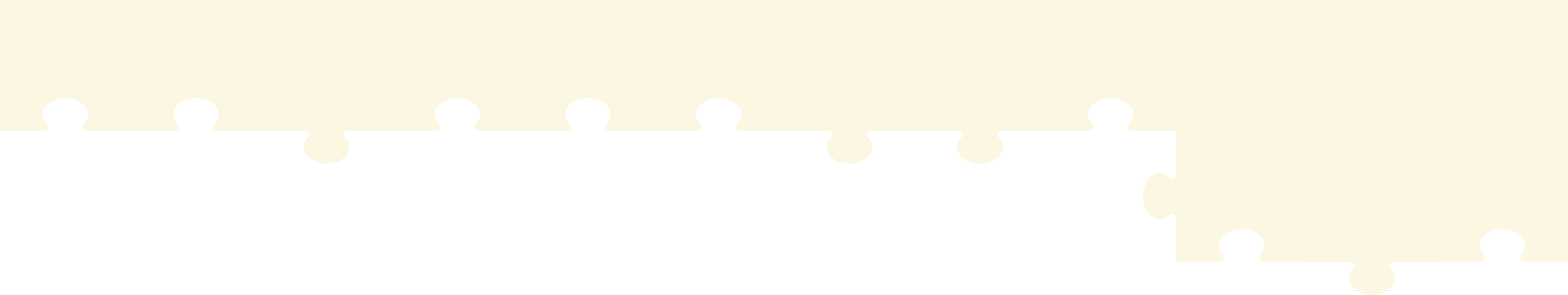 Puzzle Teile als Trenner oben