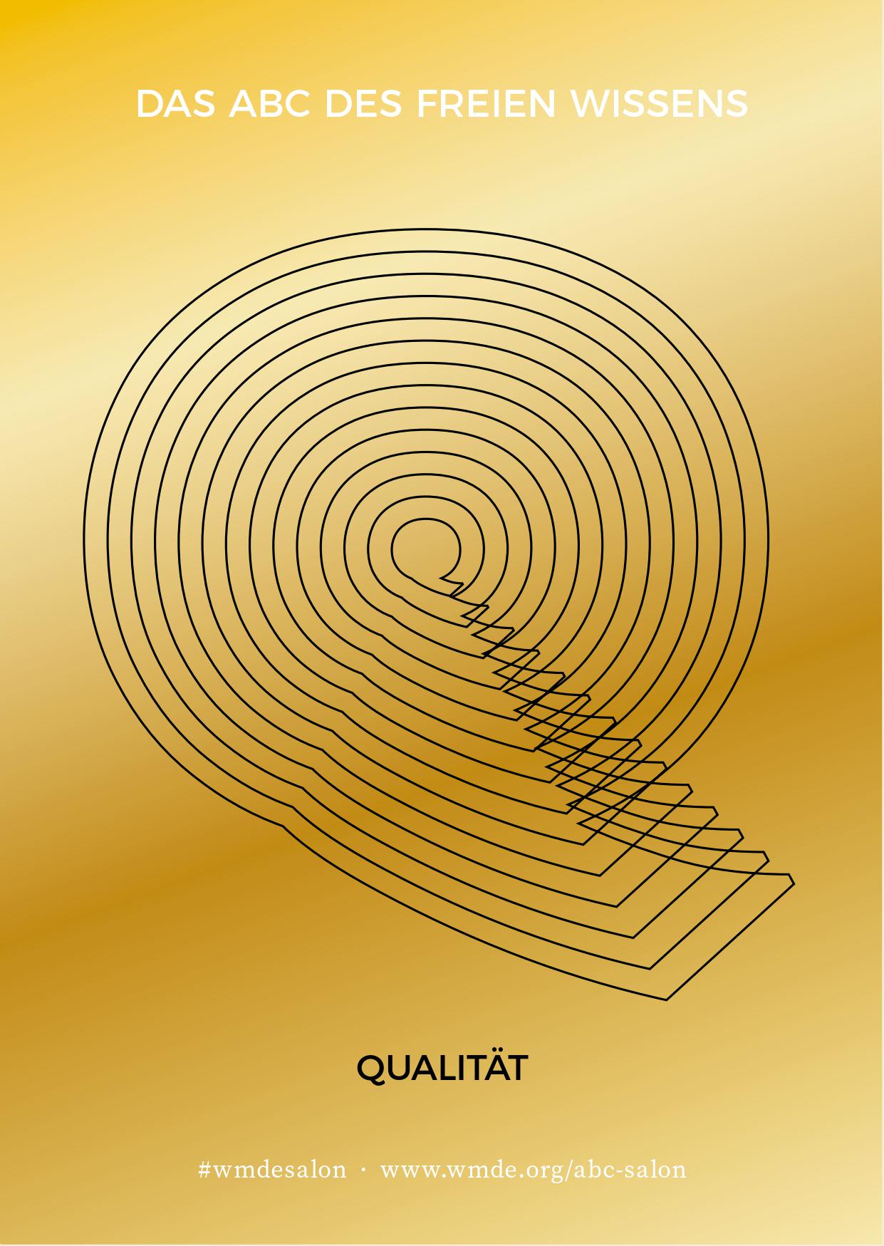 Grafische Darstellung des Buchstaben Q