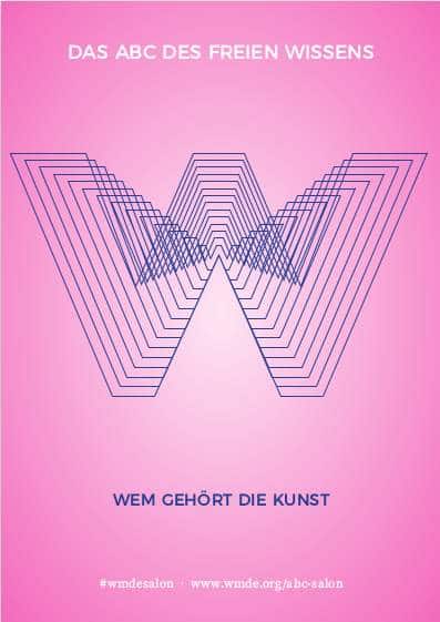 Grafische Darstellund des Buchstaben "W"