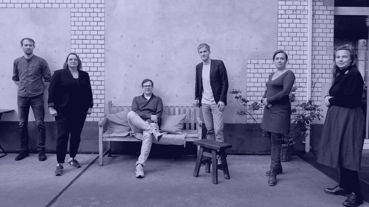 Das 7. Präsidium von Wikimedia Deutschland während der Klausur im Oktober 2020 (Valerie Mocker war per Video zugeschaltet und ist nicht im Bild zu sehen), Foto: Katrin Neuhauser für Wikimedia Deutschland, CC BY-SA 4.0