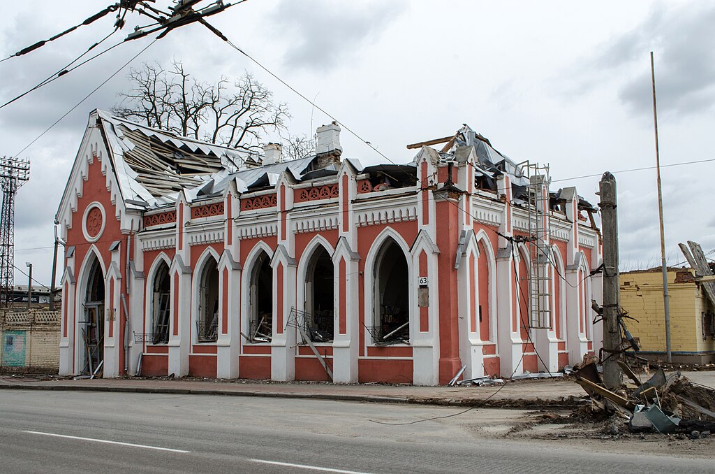 Eine Fotoreihe vom Tarnowskyj Haus, welches 1902 gebaut wurde.