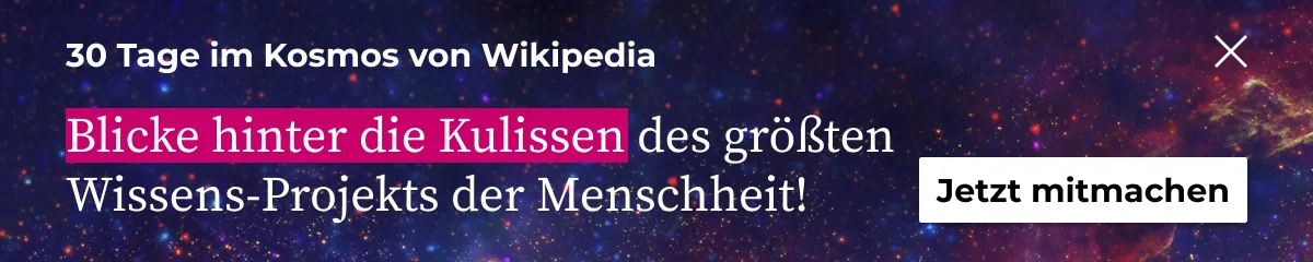 Werbebanner Wikipedia Challenge