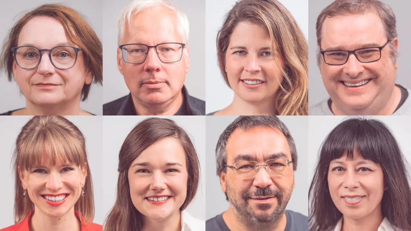 Collage mit Portraitfotos der Präsidiumsmitglieder