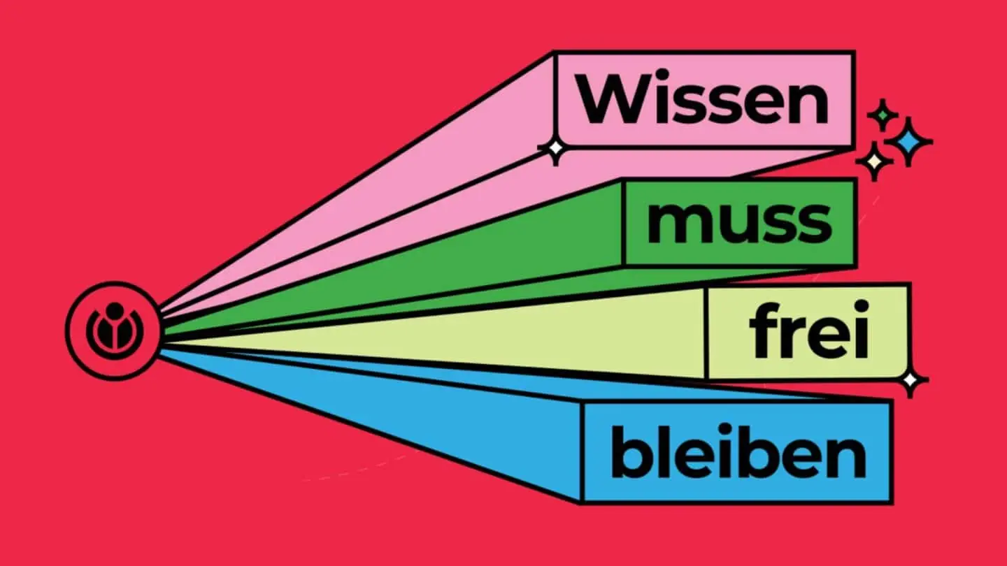 Jahresbericht 2024 Cover: Wissen muss frei bleiben